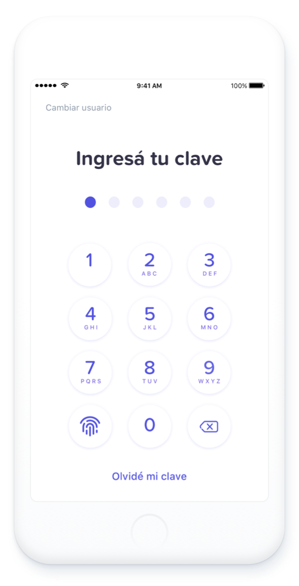 Ingresá tu clave